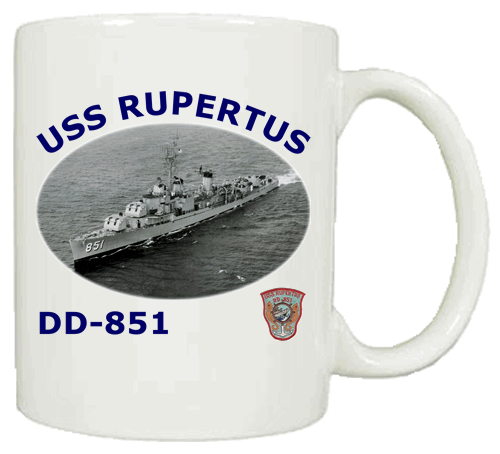 DD 851 USS Rupertus Coffee Mug
