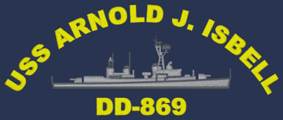 DD 869 USS Arnold J Isbell