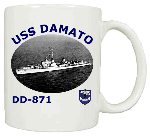 DD 871 USS Damato Coffee Mug