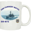 DD 872 USS Forrest Royal Coffee Mug