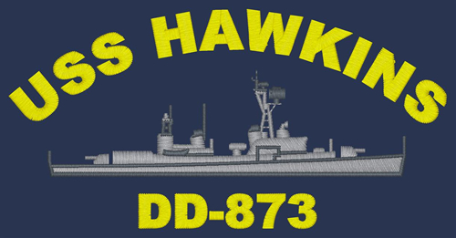 USS HAWKINS DD 873 Street Sign us navy ship veteran sailor gift