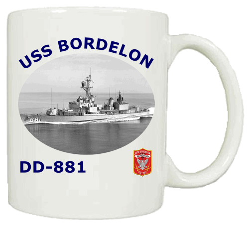 DD 881 USS Bordelon Coffee Mug