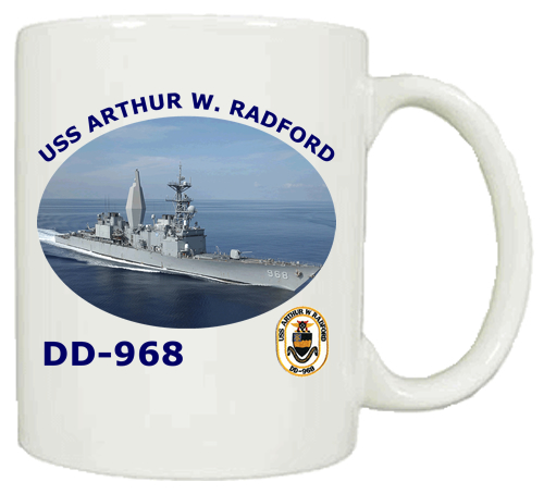 DD 968 USS Arthur W Radford Coffee Mug