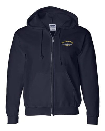 US Navy Ship and Submarine Embroidered Hoodies