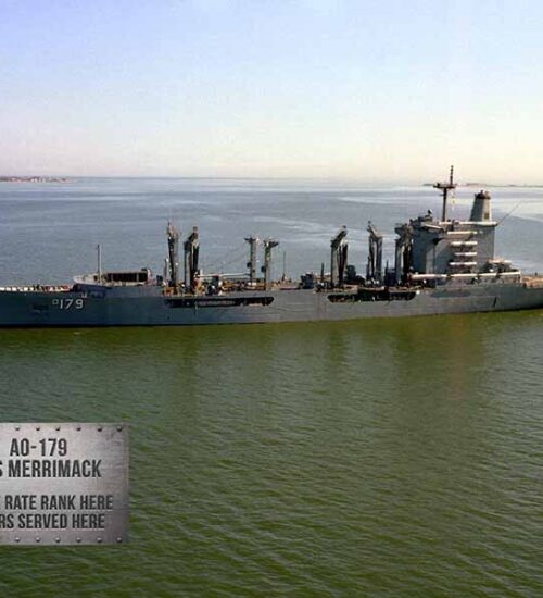 AO 179 USS Merrimack Metal Photo Print