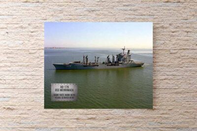 AO 179 USS Merrimack Photo Wall Print