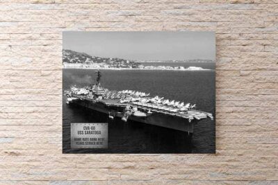 CVA 60 USS Saratoga Photo Wall Print
