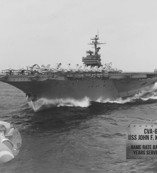 CVA 67 USS John F Kennedy Metal Photo Print