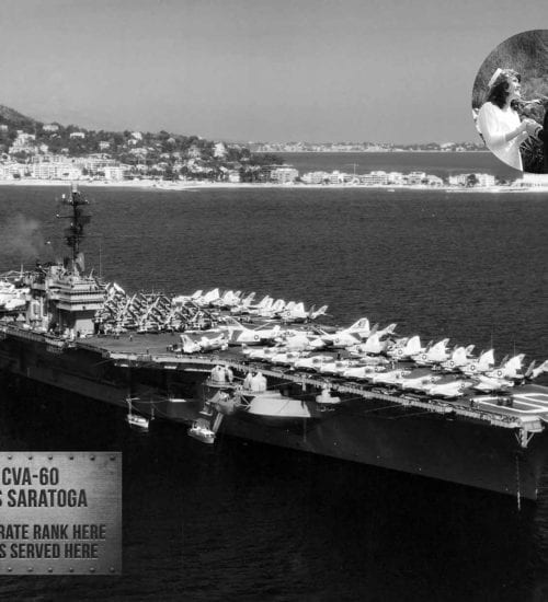 CVA 60 USS Saratoga Metal Photo Print 1