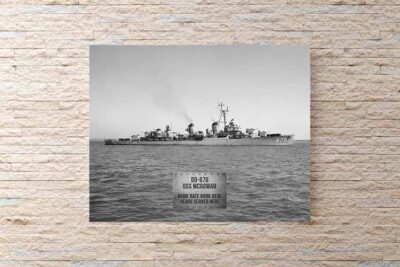 DD 678 USS McGowan Photo Wall Print
