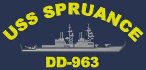 DD 963 USS Spruance Embroidered Hat