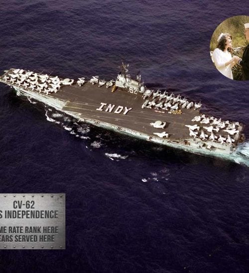 CV 62 USS Independence Metal Photo Print 1