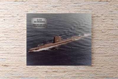 SS 525 USS Grenadier Photo Wall Print