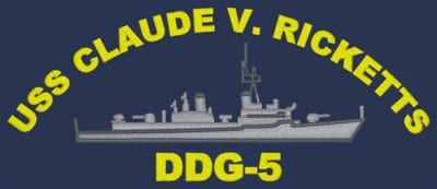 DDG 5 USS Claude V Ricketts