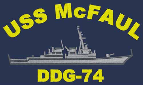 DDG 74 USS McFaul Embroidered Hat