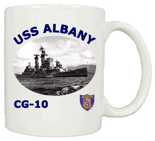 CG 10 USS Albany Coffee Mug