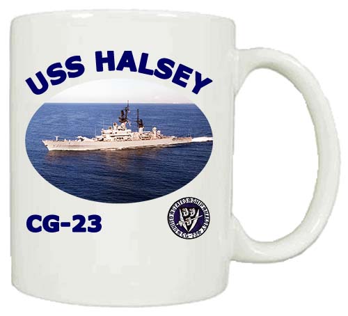 CG 23 USS Halsey Coffee Mug