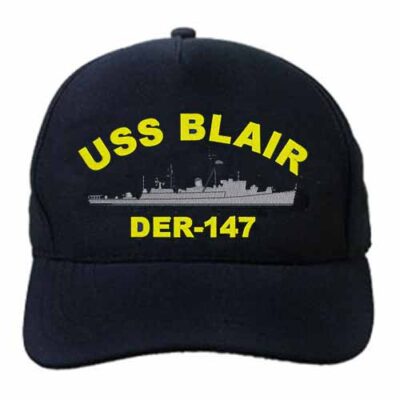 DER 147 USS Blair Embroidered Hat