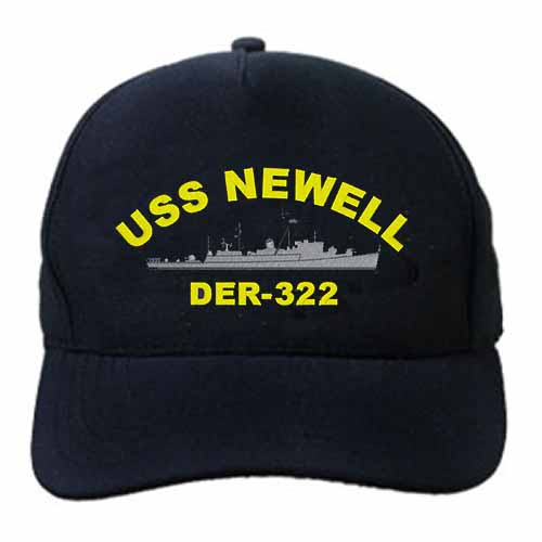 DER 322 USS Newell Embroidered Hat