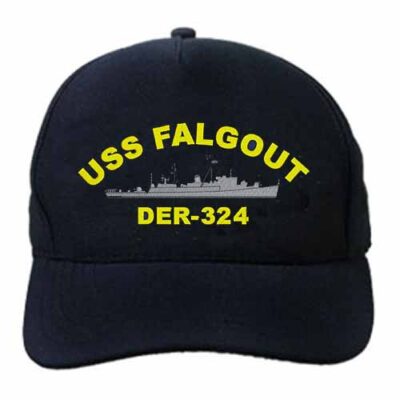 DER 324 USS Falgout Embroidered Hat