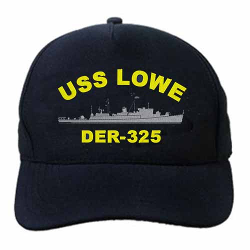 DER 325 USS Lowe Embroidered Hat