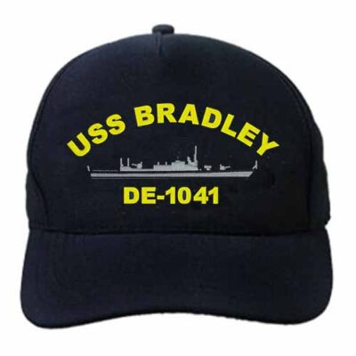 DE 1041 USS Bradley Embroidered Hat