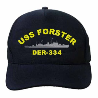 DER 334 USS Forster Embroidered Hat