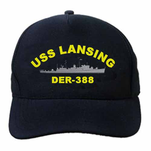 DER 388 USS Lansing Embroidered Hat