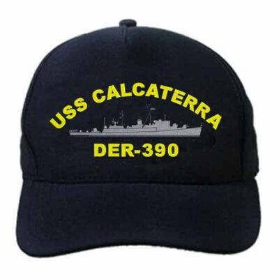 DER 390 USS Calcaterra Embroidered Hat