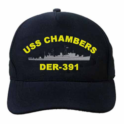 DER 391 USS Chambers Embroidered Hat