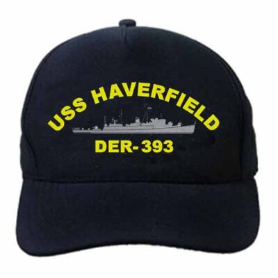 DER 393 USS Haverfield Embroidered Hat