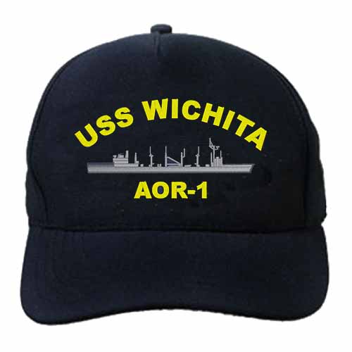 AOR 1 USS Wichita Embroidered Hat