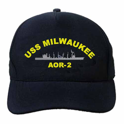 AOR 2 USS Milwaukee Embroidered Hat