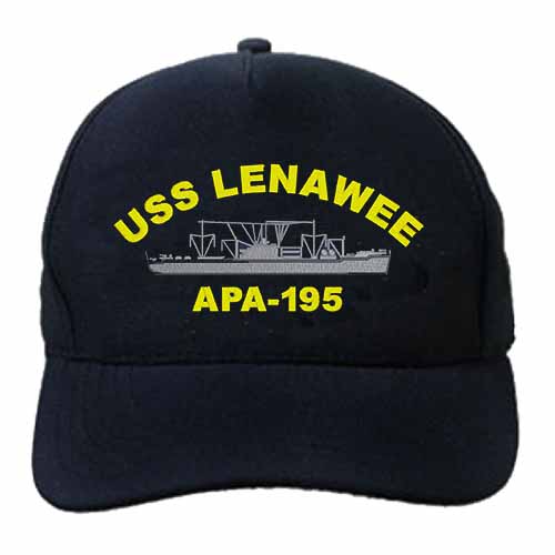 APA 195 USS Lenawee Embroidered Hat