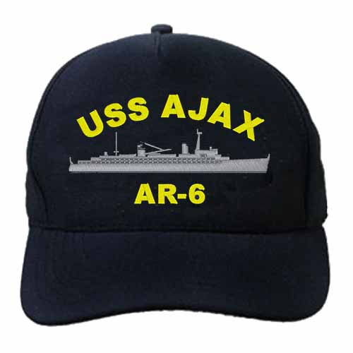 AR 6 USS Ajax Embroidered Hat