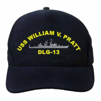 DLG 13 USS William V Pratt Embroidered Hat