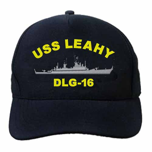 DLG 16 USS Leahy Embroidered Hat