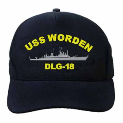 DLG 18 USS Worden Embroidered Hat