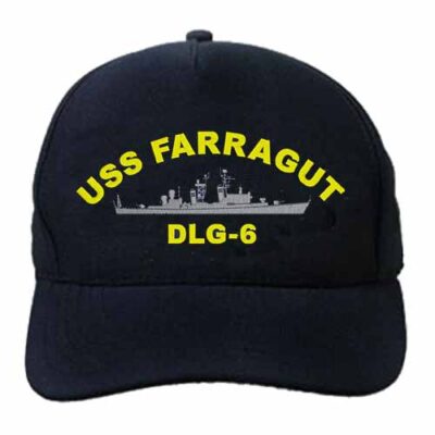 DLG 6 USS Farragut Embroidered Hat