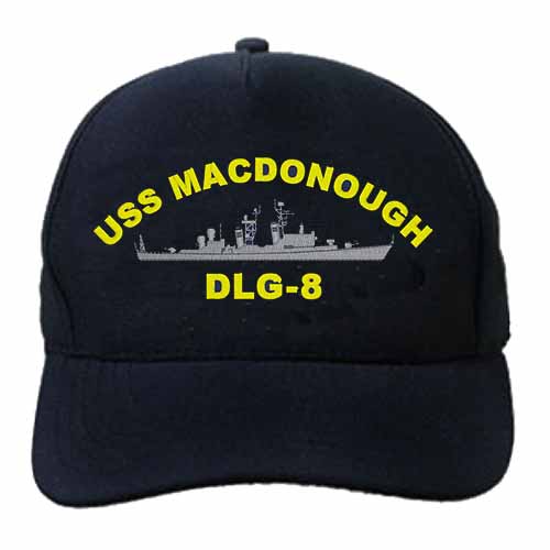 DLG 8 USS Macdonough Embroidered Hat