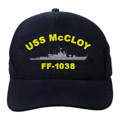 FF 1038 USS McCloy Embroidered Hat