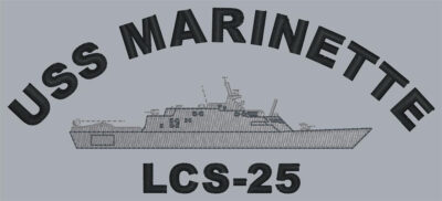 LCS 25 USS Marinette Embroidered Hat Graphic