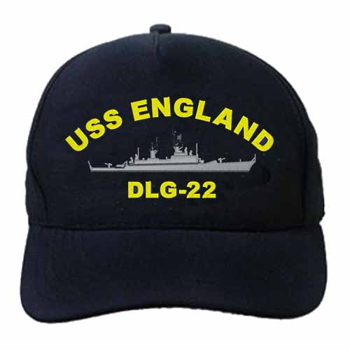 DLG 22 USS England Embroidered Hat