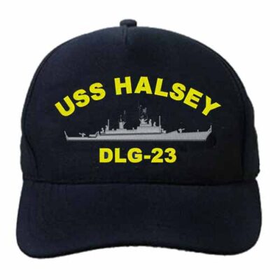 DLG 23 USS Halsey Embroidered Hat