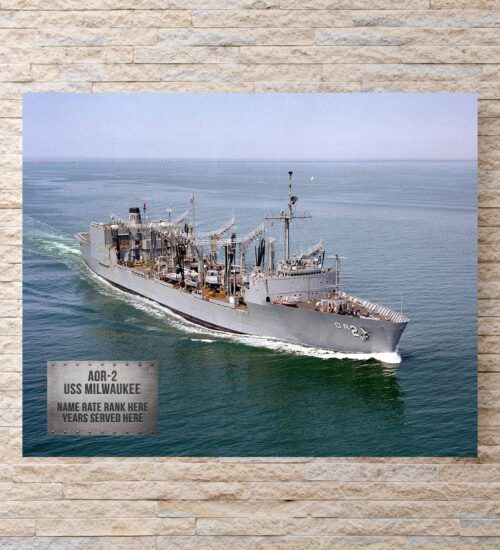 US Navy Auxiliary Ship Metal Photo Prints