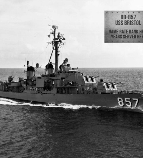 DD 857 USS Bristol Personalized 8x10 Photo Print