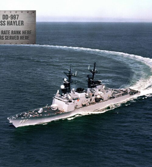 US Navy Destroyer Personalized Photo Prints