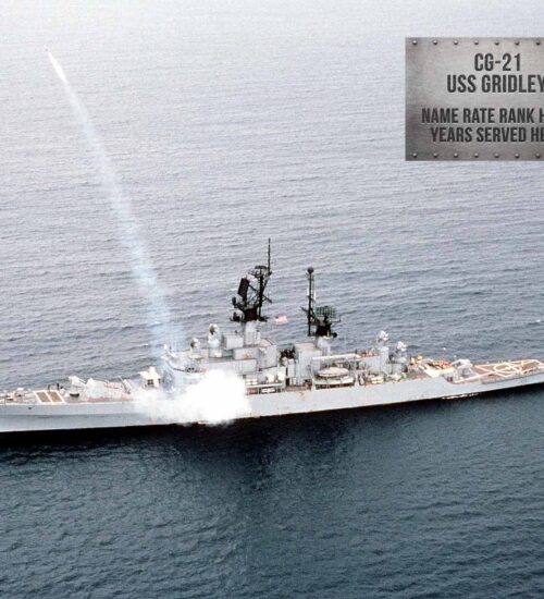 US Navy Cruiser Personalized Photo Prints