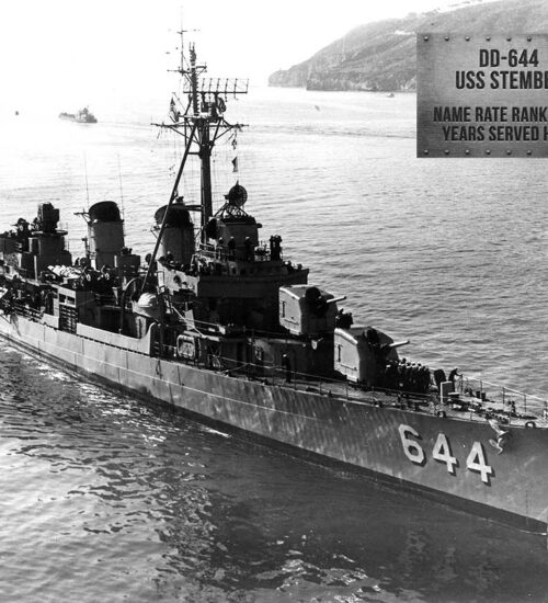 DD 644 USS Stembel Personalized 8x10 Photo Print