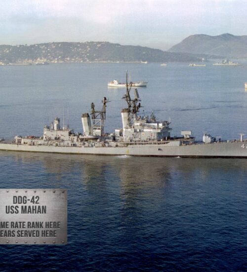 DDG 42 USS Mahan Personalized 8x10 Photo Print